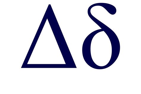 delta symbol math